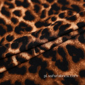 Modny dzianinowy elastyczny spandex Leopard Print